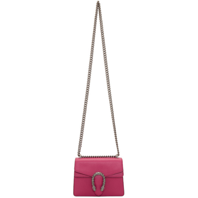 Gucci Mini Dionysus Shoulder Bag in Pink