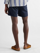 Outerknown - Nomadic Volley Logo-Print Recycled Twill Drawstring Shorts - Blue