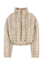 Khrisjoy Embroidered Tweed Down Jacket