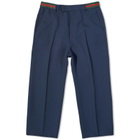 Gucci Men's Tape Waistband Trouser in Dark Navy