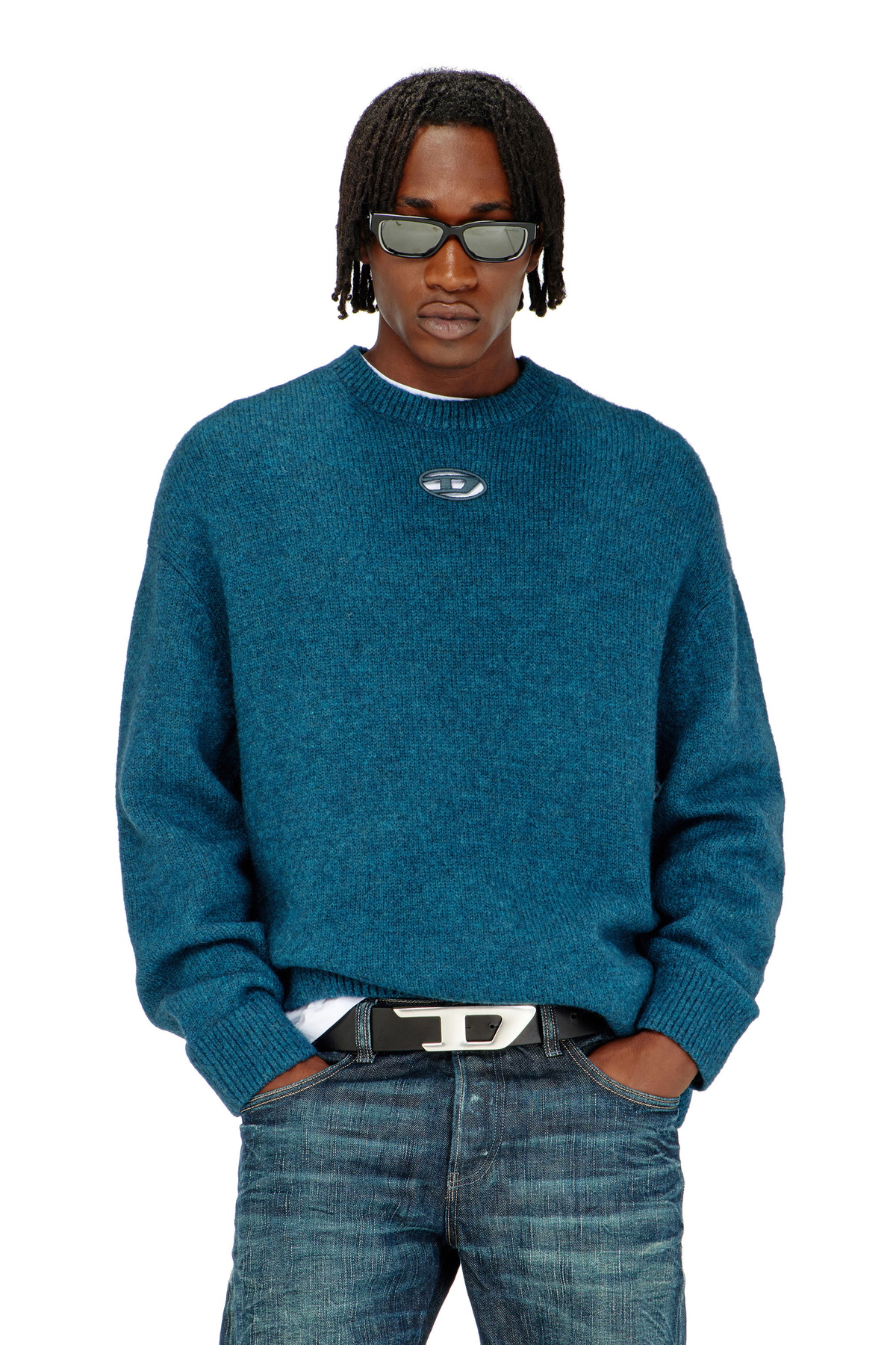 Diesel Blue & Yellow K-Damon Sweater Diesel