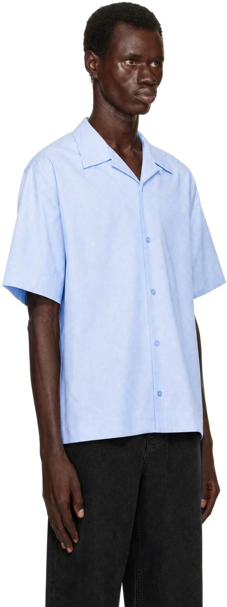 Givenchy Blue Bowling Shirt