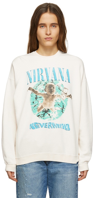 Photo: R13 Off-White Nirvana Sweatshirt