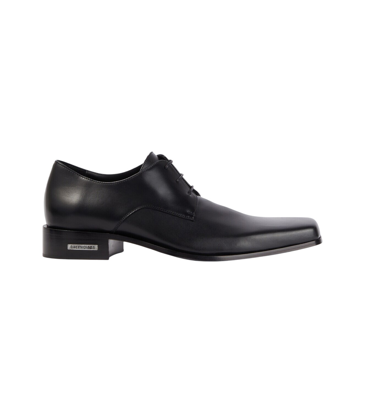 BALENCIAGA - Sergent Leather Derby Lace-up Shoes Balenciaga