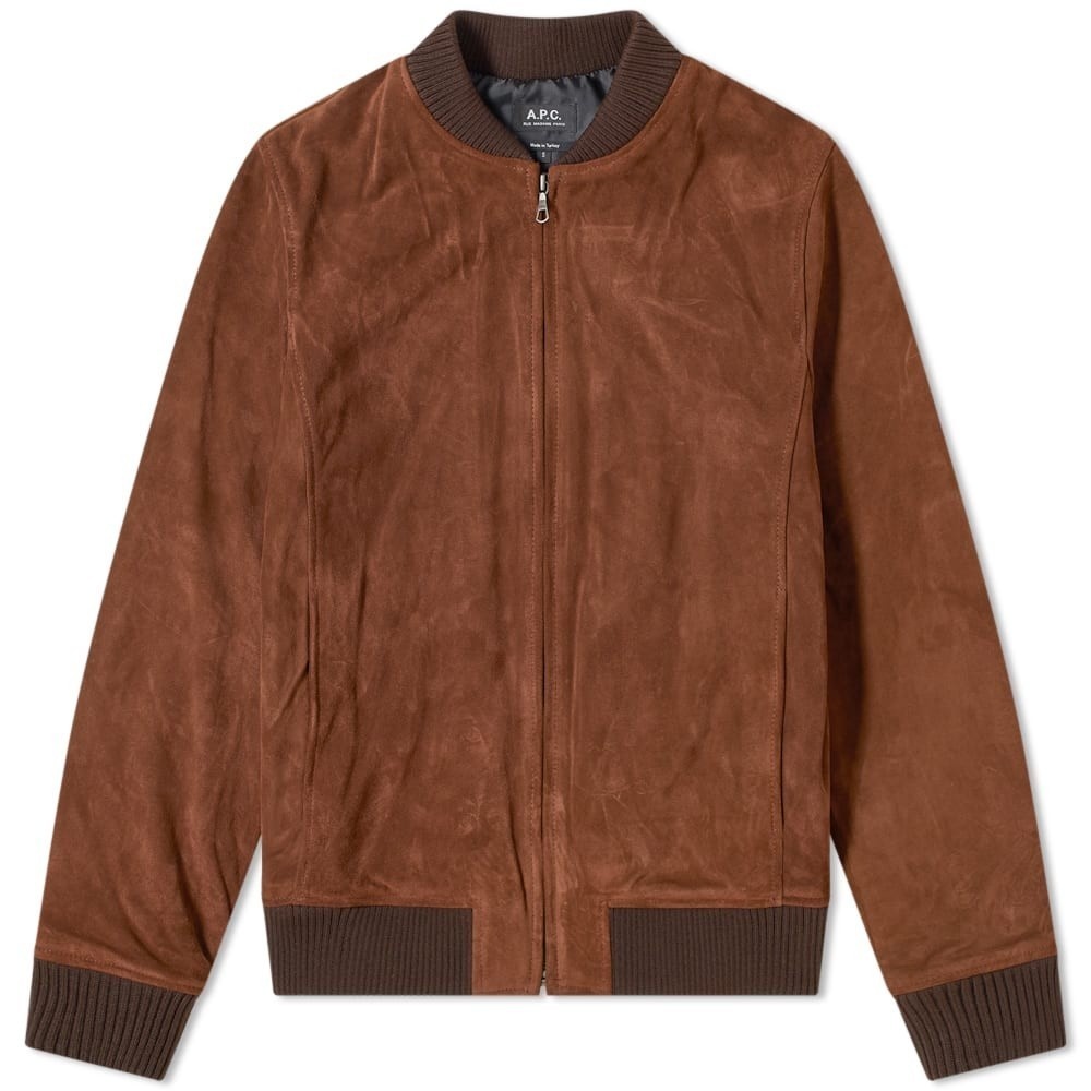 Photo: A.P.C. Suede Bomber Jacket