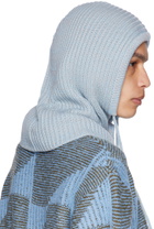 AFTER PRAY Blue Drawstring Beanie