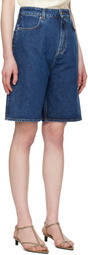 Loulou Studio Blue Isu Denim Shorts
