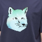 Maison Kitsuné Men's Vibrant Fox Head Easy T-Shirt in Navy