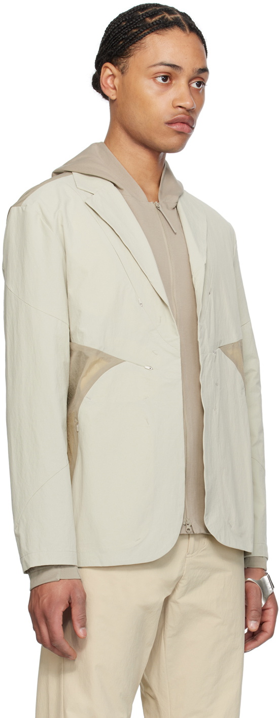 POST ARCHIVE FACTION (PAF) Off-White 6.0 Center Blazer Post
