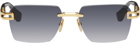 Dita Gold & Black Meta-Evo One Sunglasses