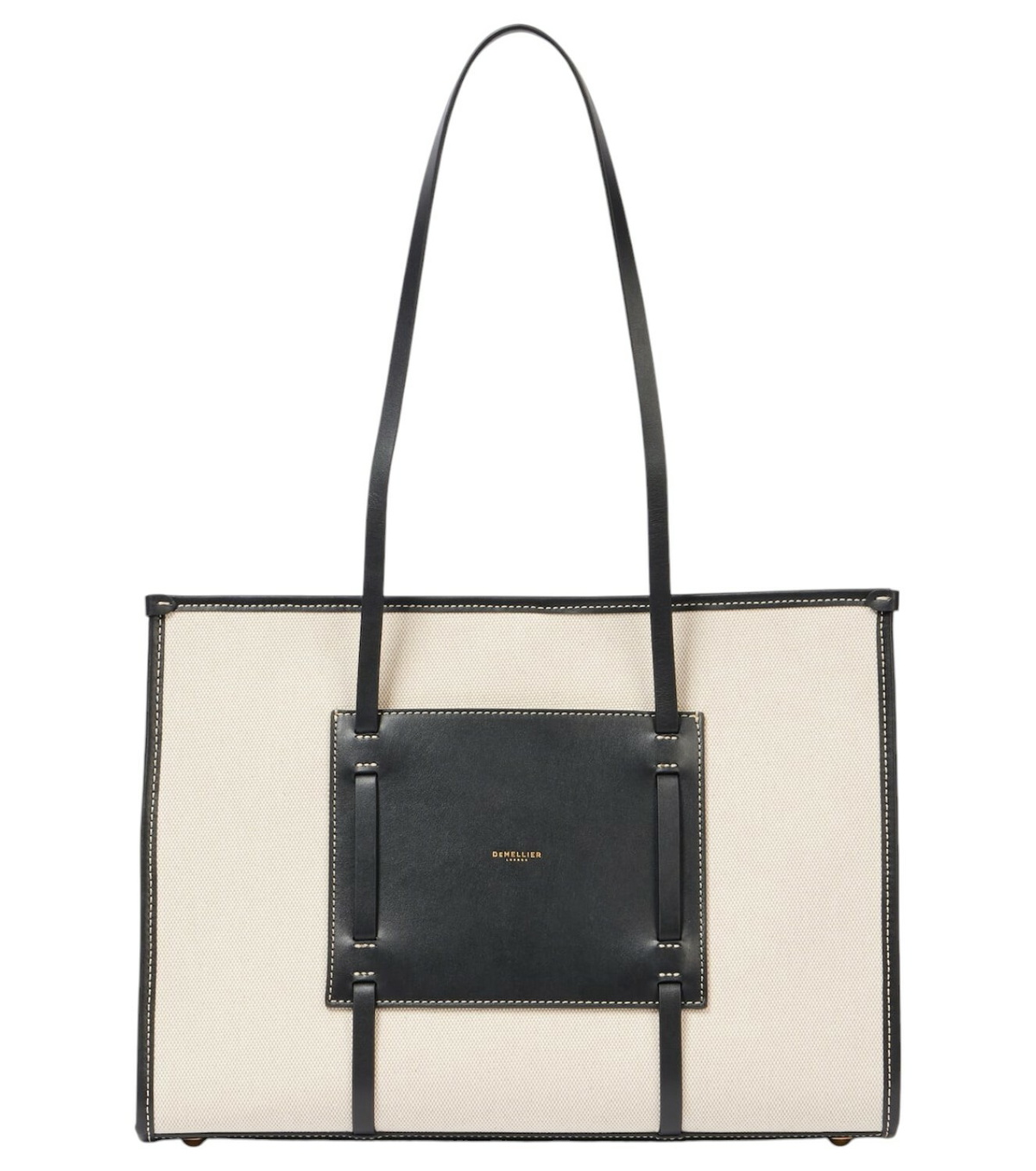 Demellier Capri Woven Raffia Tote - Tan - One Size DeMellier