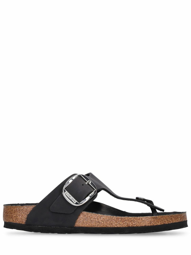 Photo: BIRKENSTOCK - Gizeh Big Buckle Oiled Leather Sandals