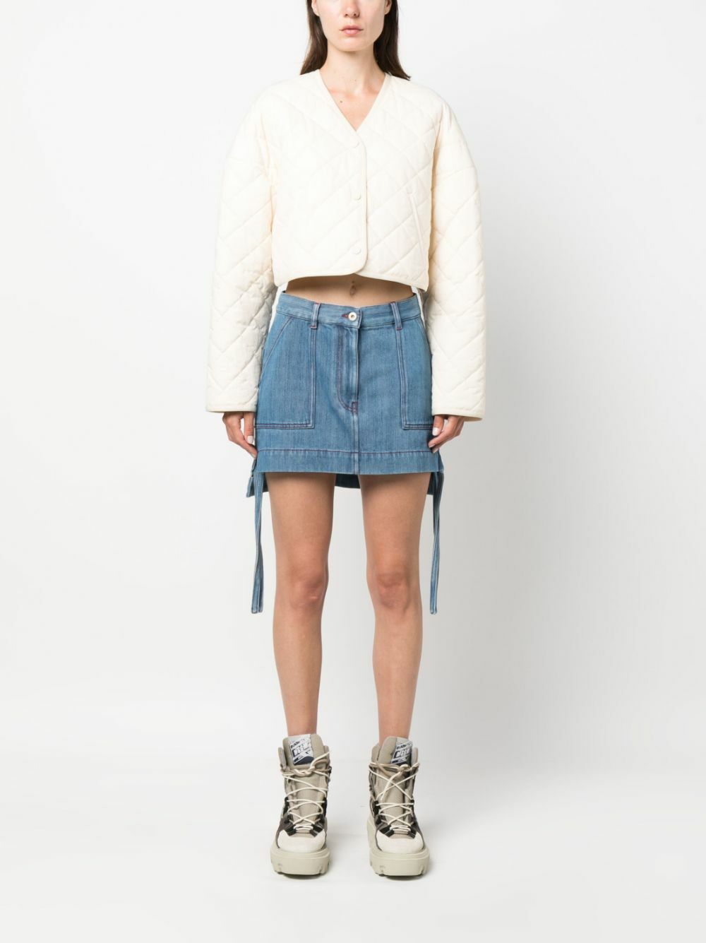 LOEWE - Denim Mini Skirt Loewe