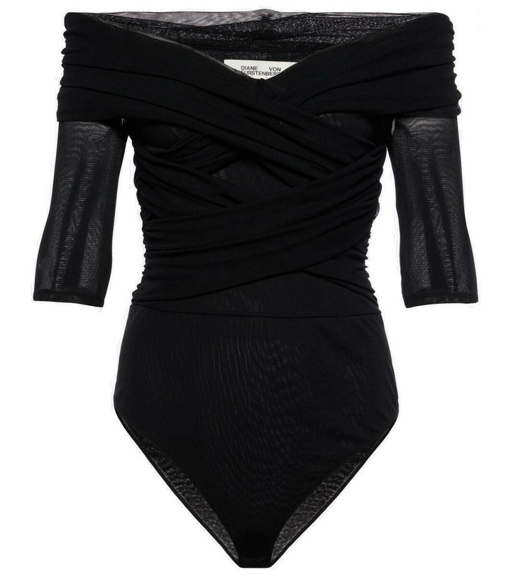 Photo: Diane von Furstenberg Alex off-shoulder bodysuit