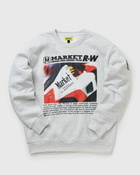 Market Grand Prix Crewneck Grey - Mens - Sweatshirts