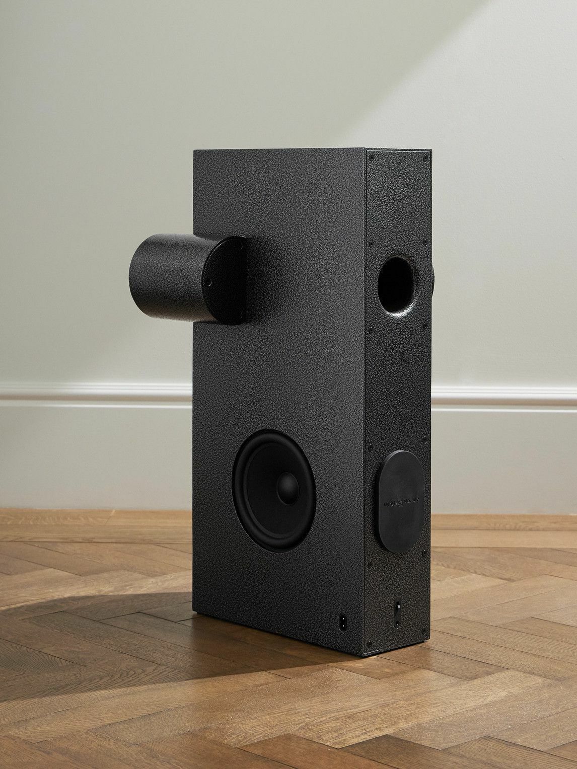 TRANSPARENT SPEAKER - Brutalist Recycled-Aluminium Speaker