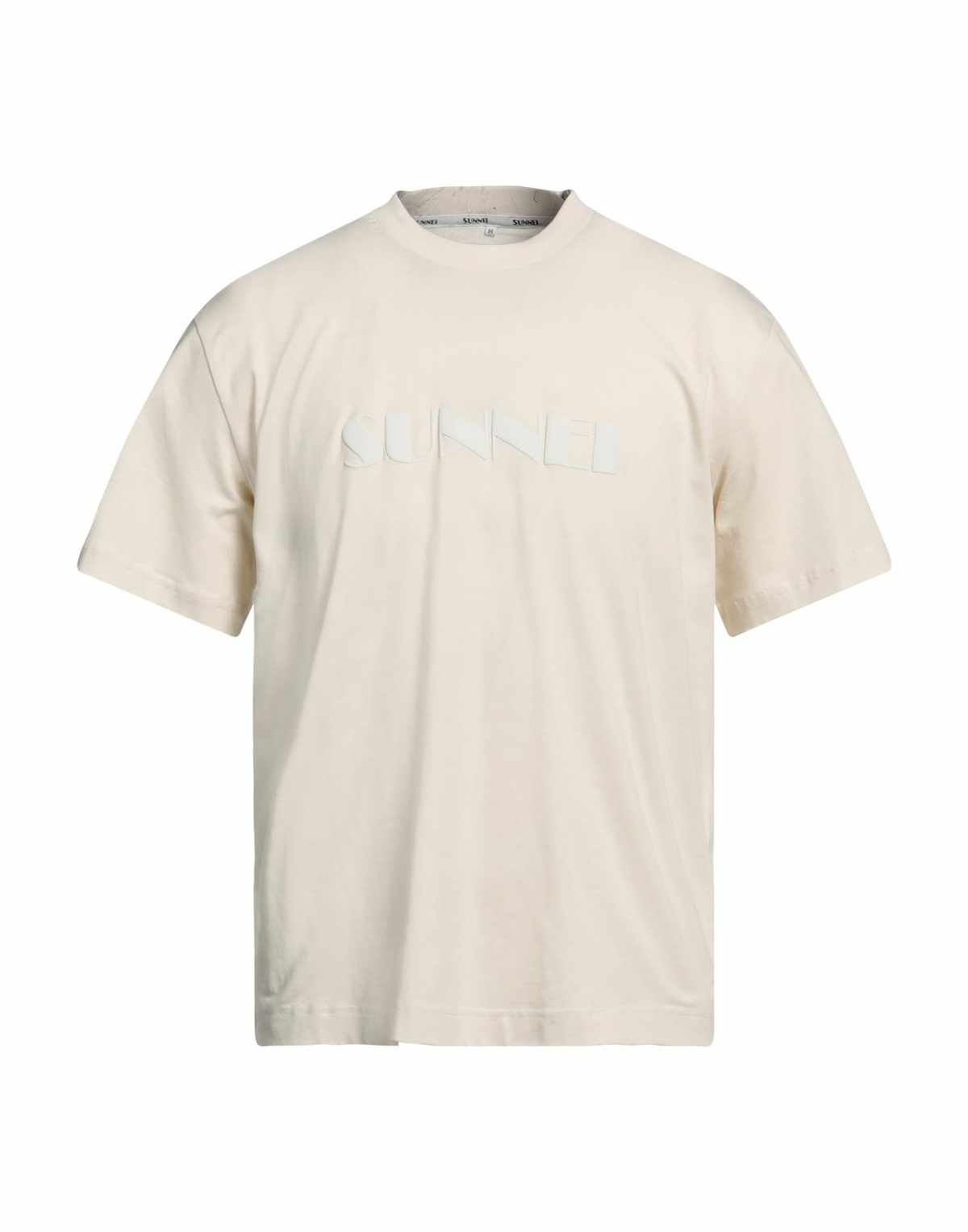 Sunnei Mens T-shirt in Beige