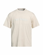 Sunnei Mens T-shirt in Beige