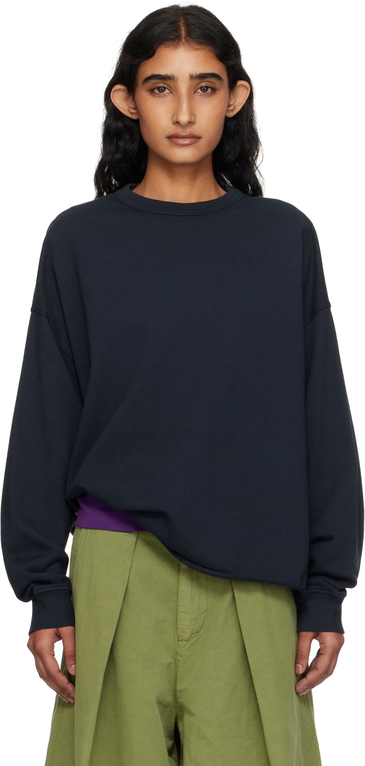 YMC Navy Studio Sweatshirt