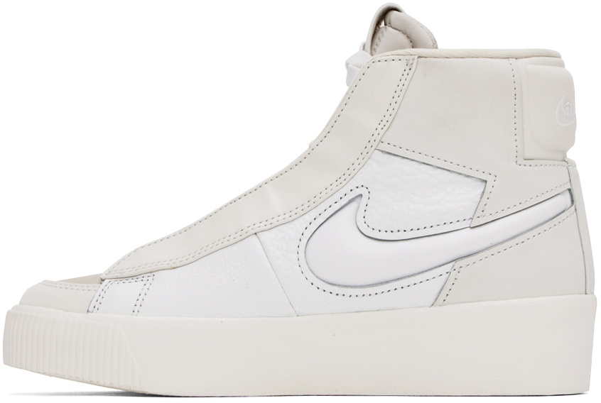 Nike Off-White & White Blazer Mid Victory Mid Sneakers