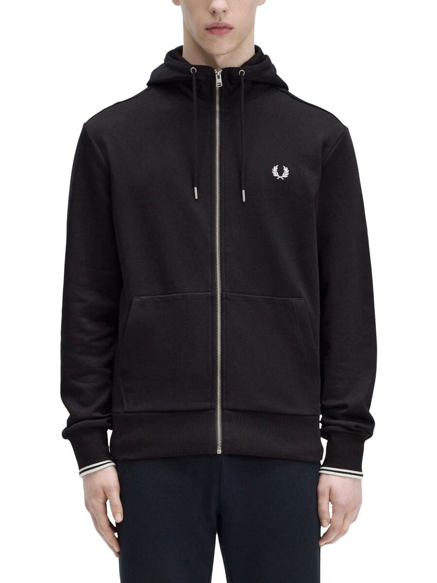 Fred Perry Men's Caban Jacket in Black Fred Perry