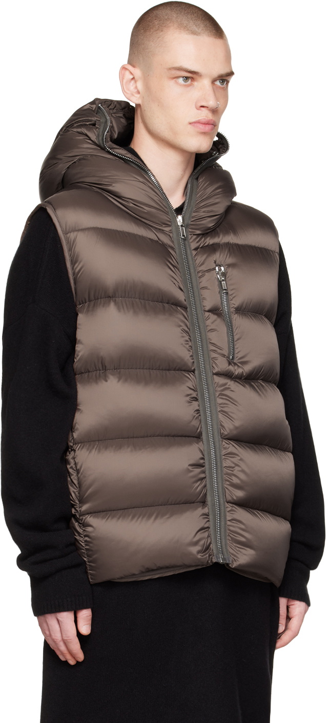 ジャケット・アウター RICK OWENS GIMP VEST Rick Owens Gray Gimp Vest Rick Owens