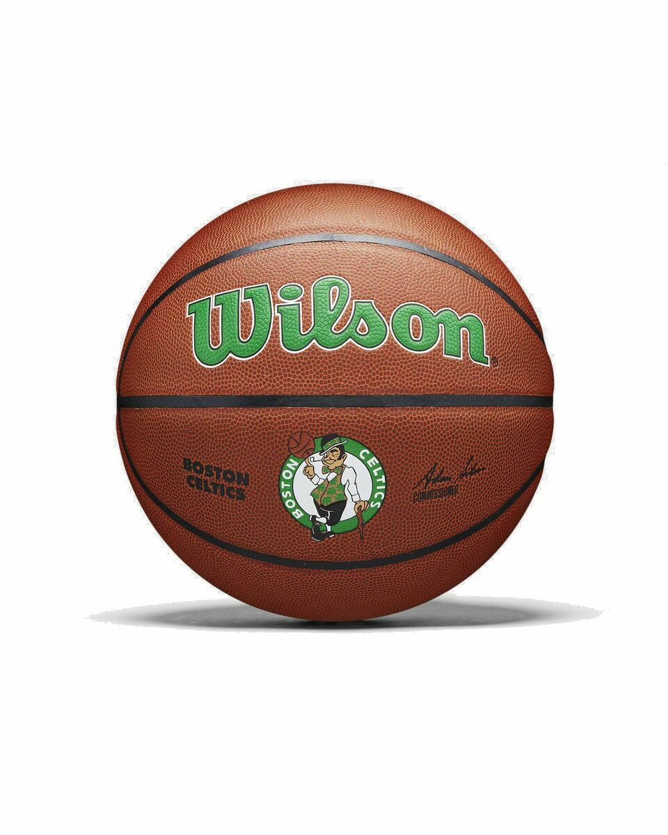 Photo: Wilson Nba Team Alliance Basketball Boston Celtics Size 7 Brown - Mens - Sports Equipment