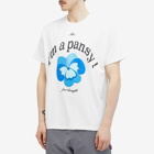 Advisory Board Crystals Men's Pansy T-Shirt in White