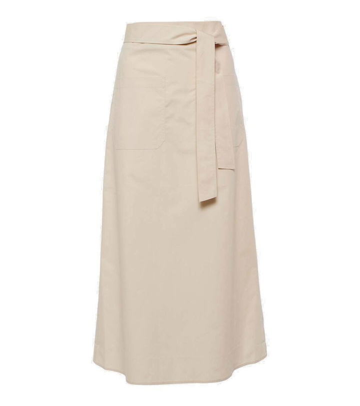 Photo: Toteme Cotton midi skirt