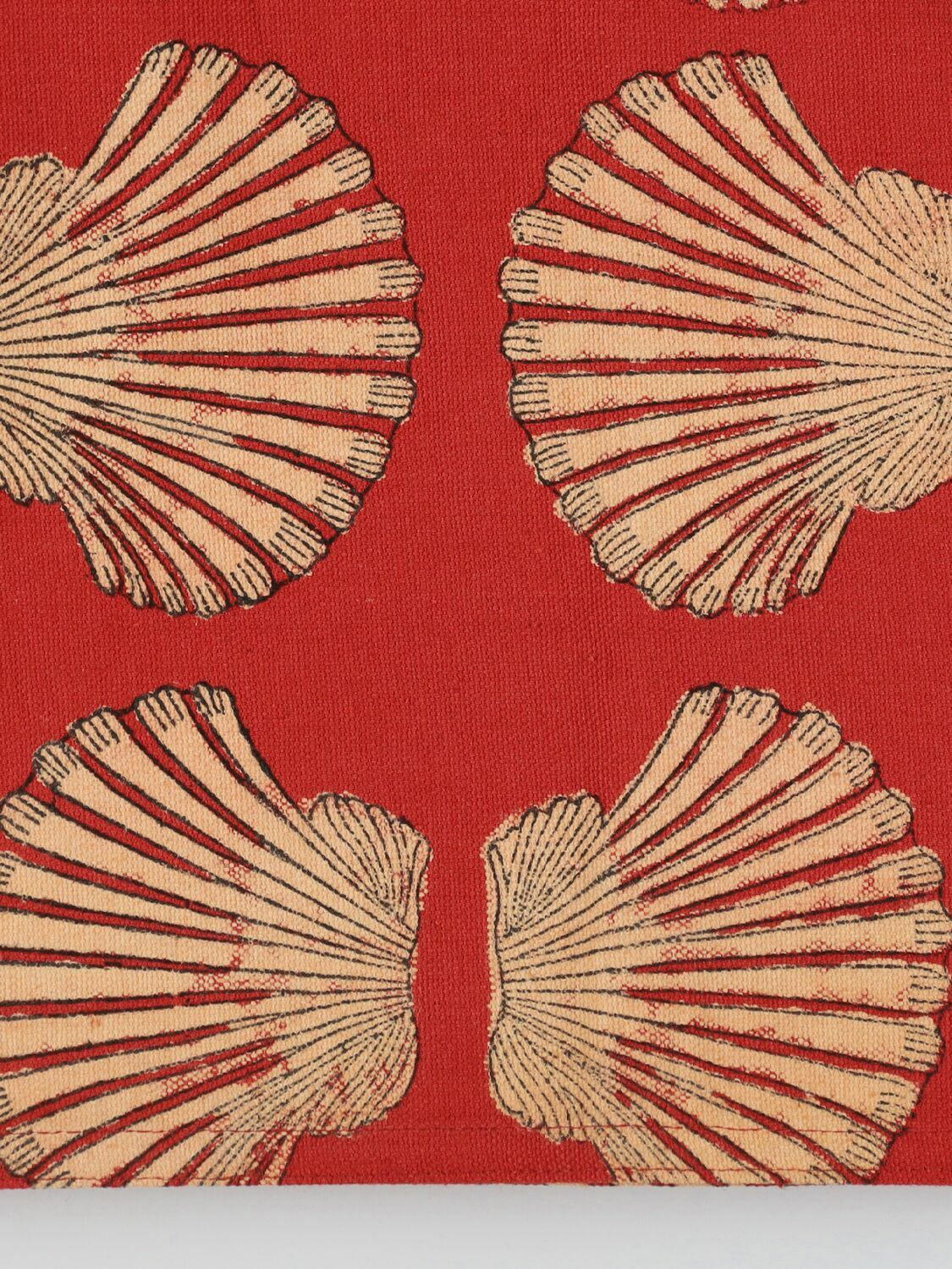 LES OTTOMANS Hand-printed Cotton Tablecloth