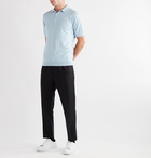 John Smedley - Adrian Slim-Fit Sea Island Cotton Polo Shirt - Blue