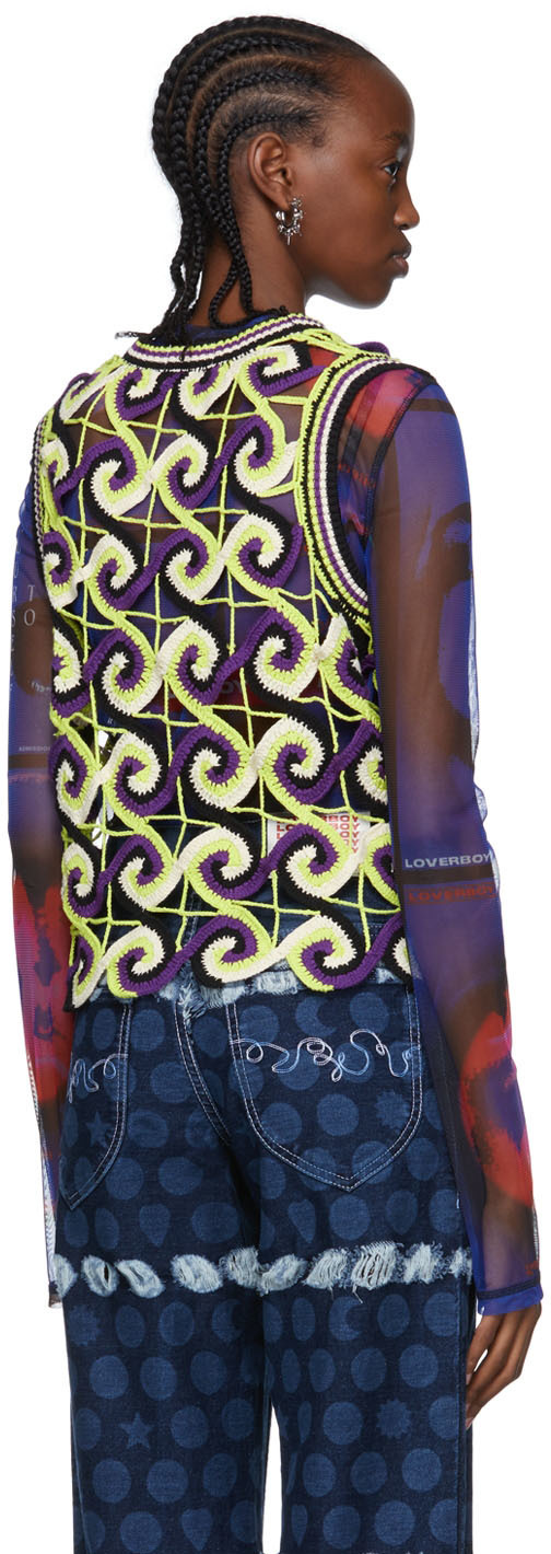 Charles Jeffrey LOVERBOY Multicolor Cotton Vest