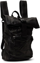 Officine Creative Black Pilot 009 Backpack