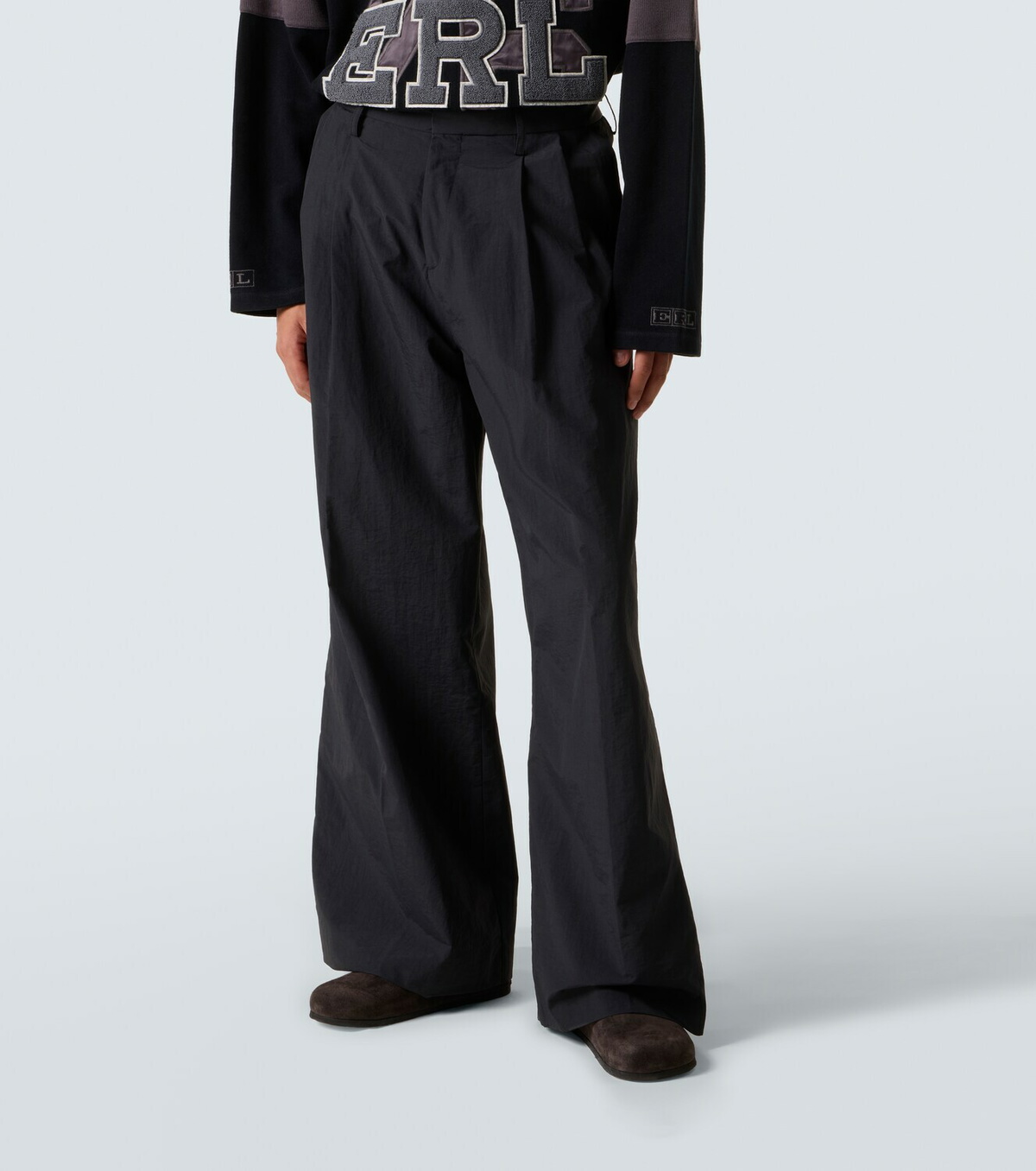 ERL Pleated wide-leg pants