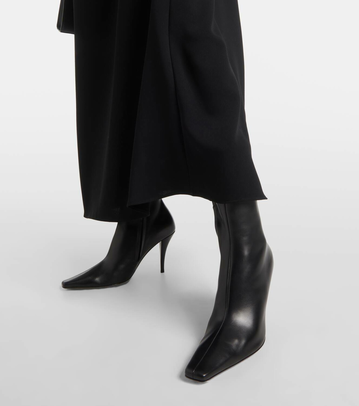 The Row Shrimpton leather ankle boots