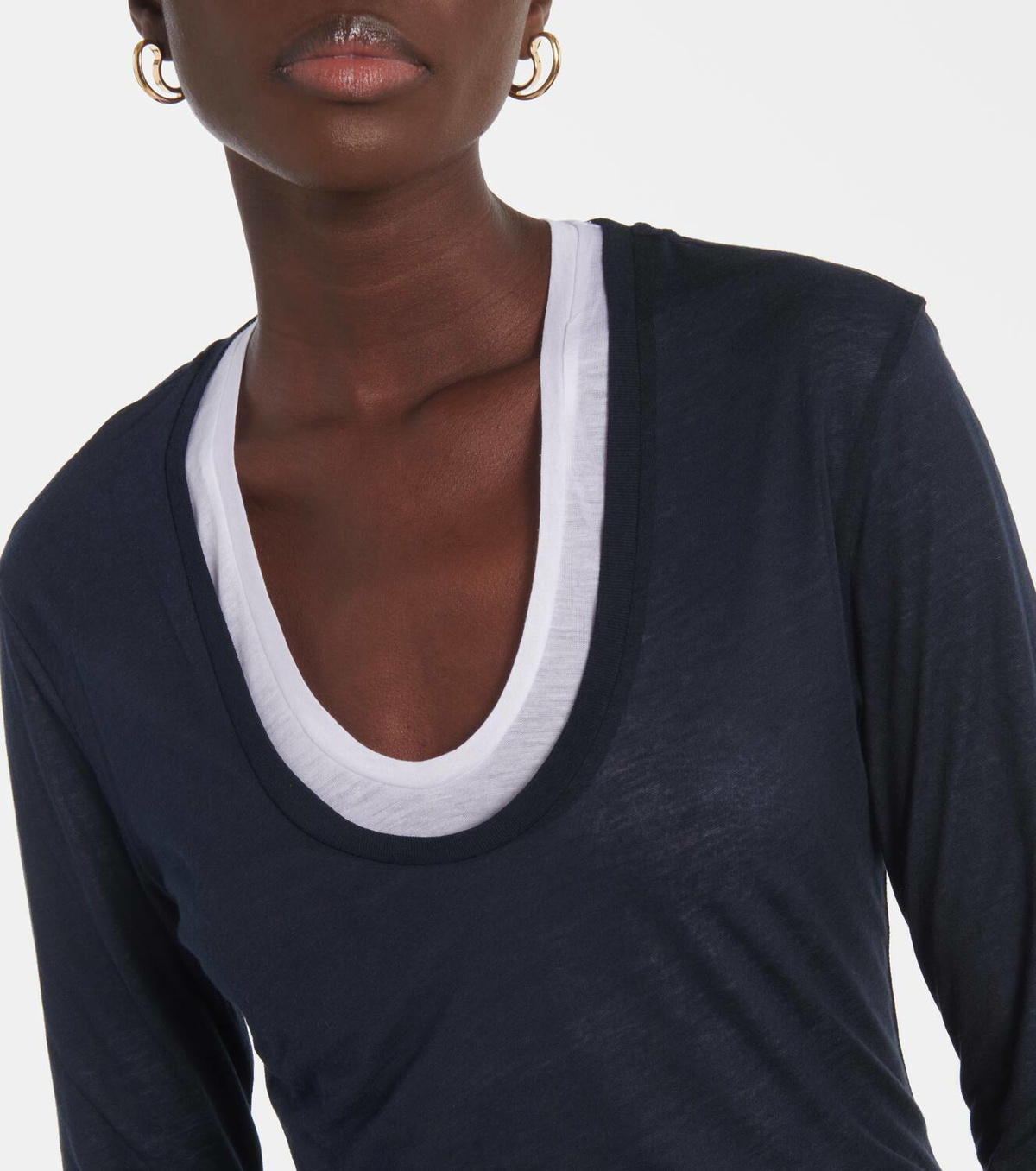 Dorothee Schumacher Layer Love layered jersey T-shirt