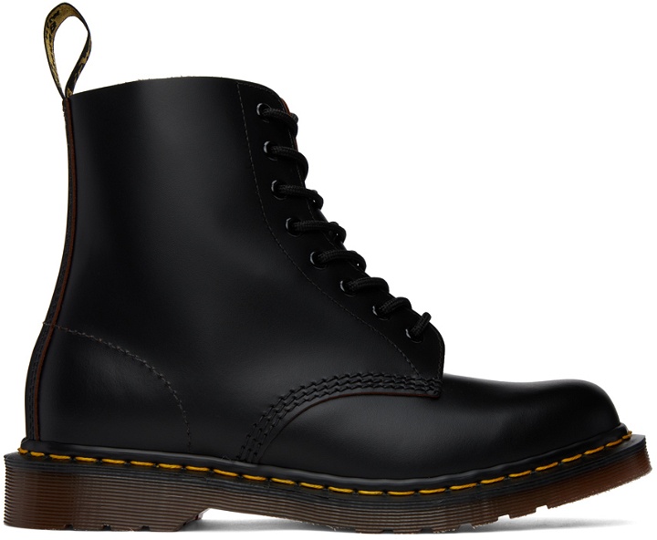 Photo: Dr. Martens Black 'Made In England' 1460 Boots