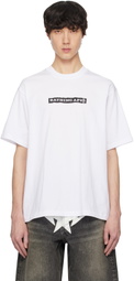 BAPE White Screen Print Stencil Logo Relaxed Fit T-shirt