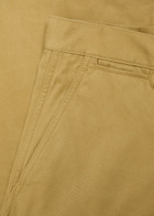 Vowels Straight-leg Cotton Trousers Khaki