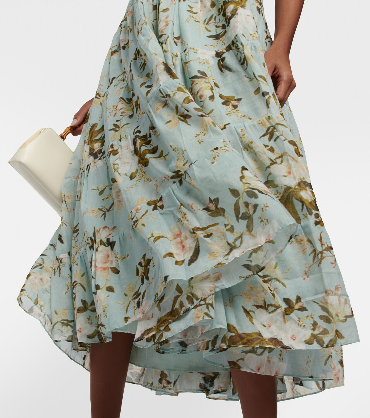 Erdem Yesenia floral cotton and silk midi dress Erdem Erdem Yesenia floral cotton and silk midi dress Erdem