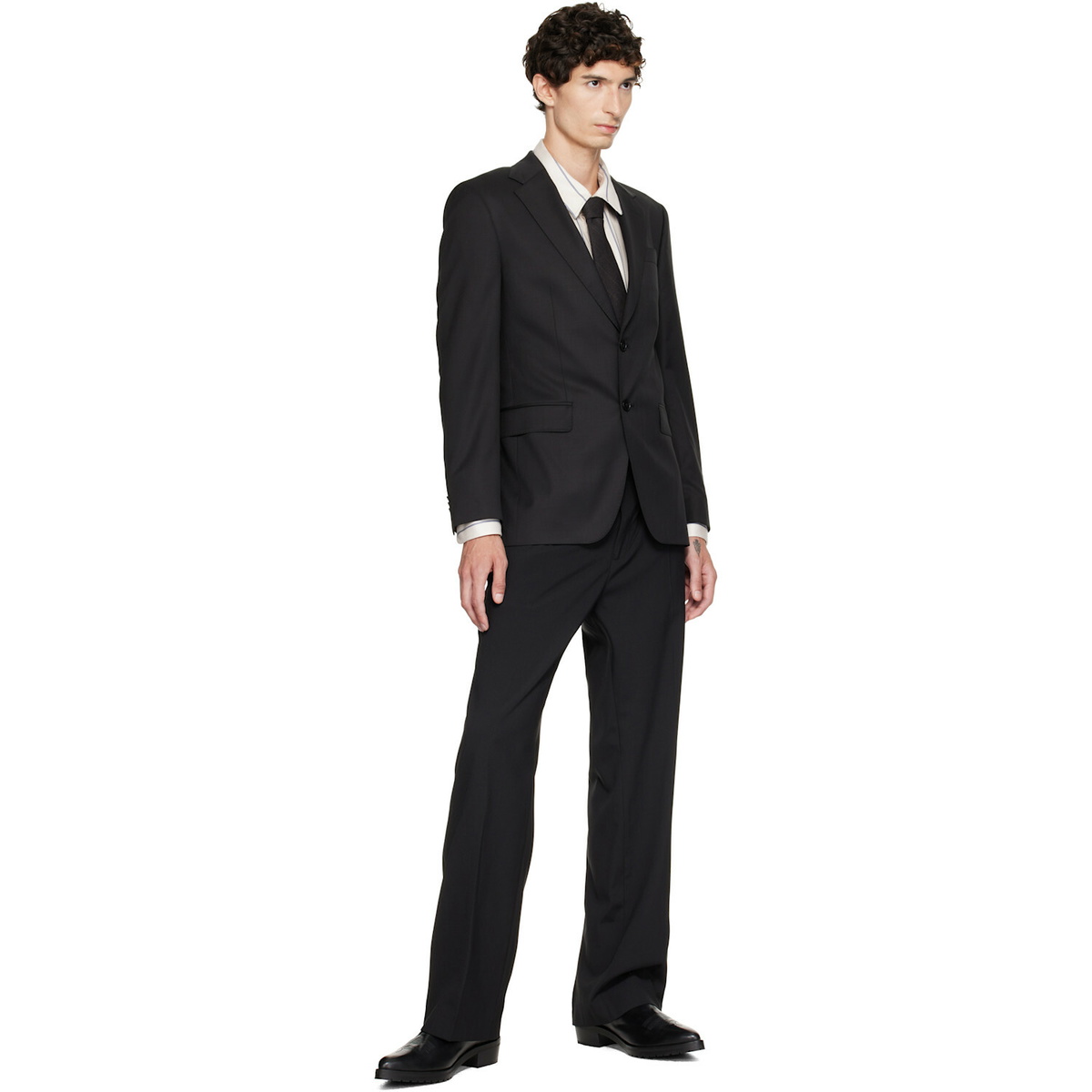 BOSS Black Slim-Fit Virgin Wool Serge Blazer