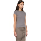 Rick Owens Gray Tower Cropped Level T-shirt