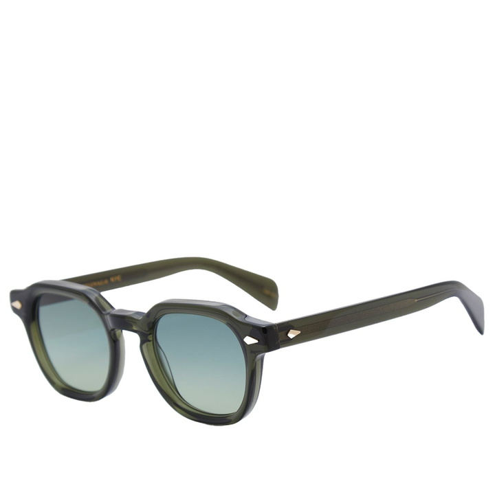 Photo: Moscot Men's Dolt Sunglasses in Dark Green/Forest Wood