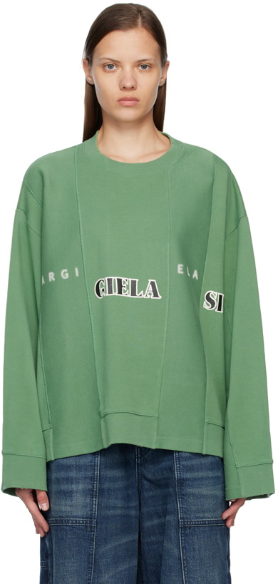 Photo: MM6 Maison Margiela Green Band Sweatshirt