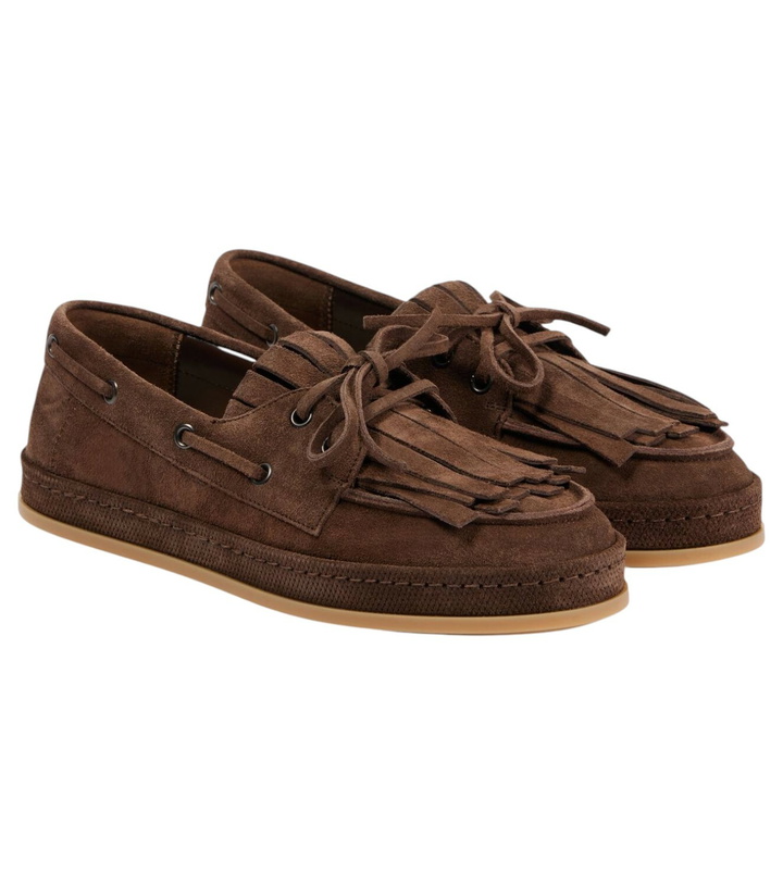 Photo: Hogan Suede boat shoes