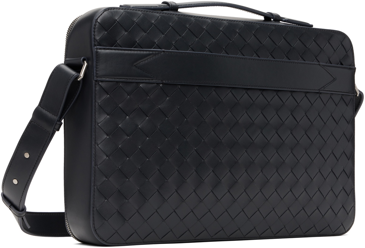 Bottega Veneta Gray Getaway Slim Briefcase