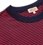 Armor Lux - Striped Cotton-Jersey T-Shirt - Red