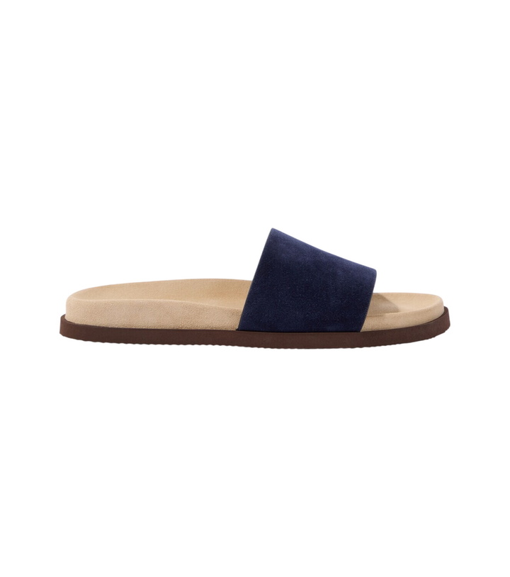 Photo: Brunello Cucinelli Suede slides