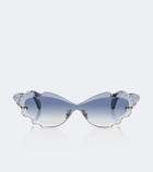 Aquazzura Palm Beach cat-eye sunglasses