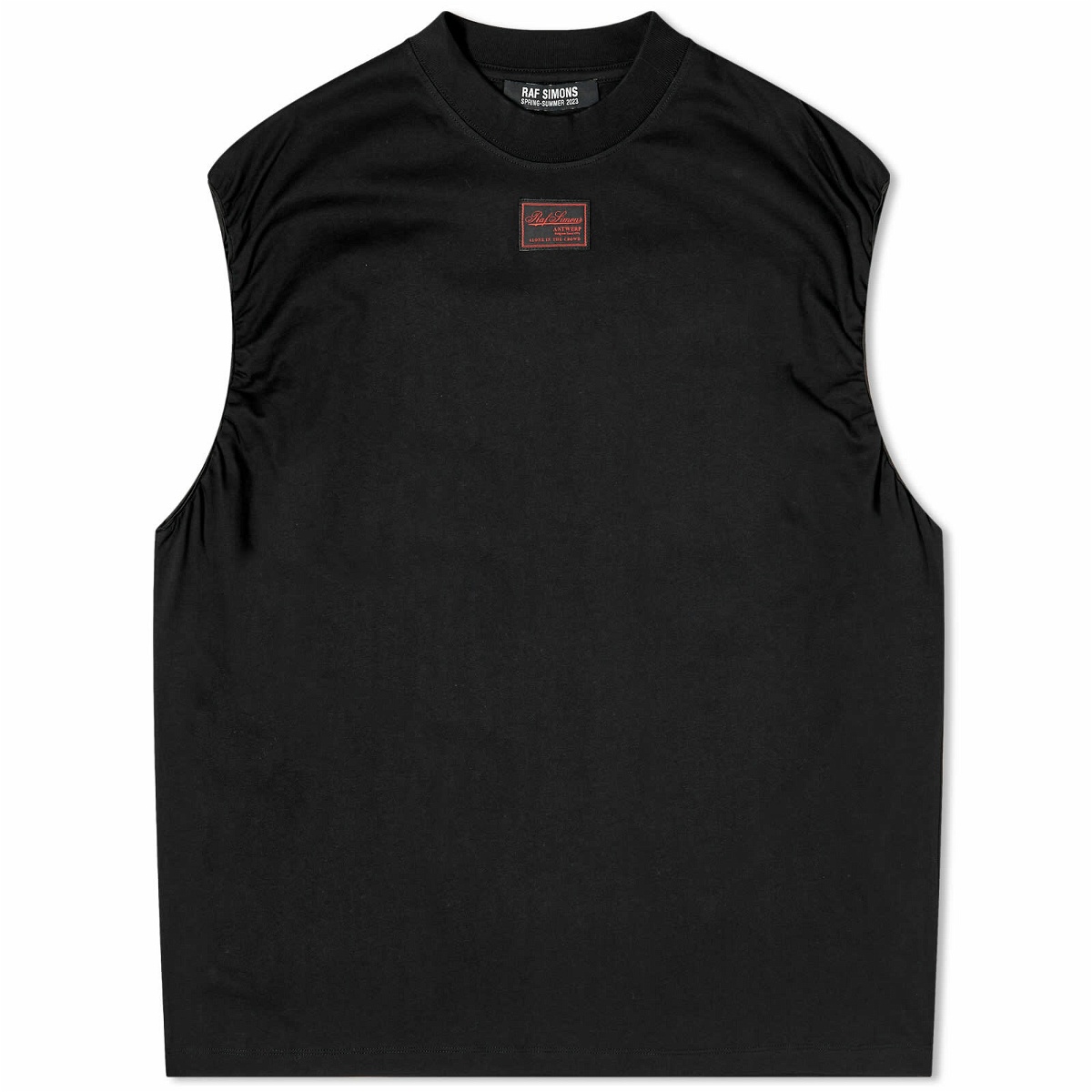 Raf Simons Women's Sleeveless T-Shirt in Black Raf Simons